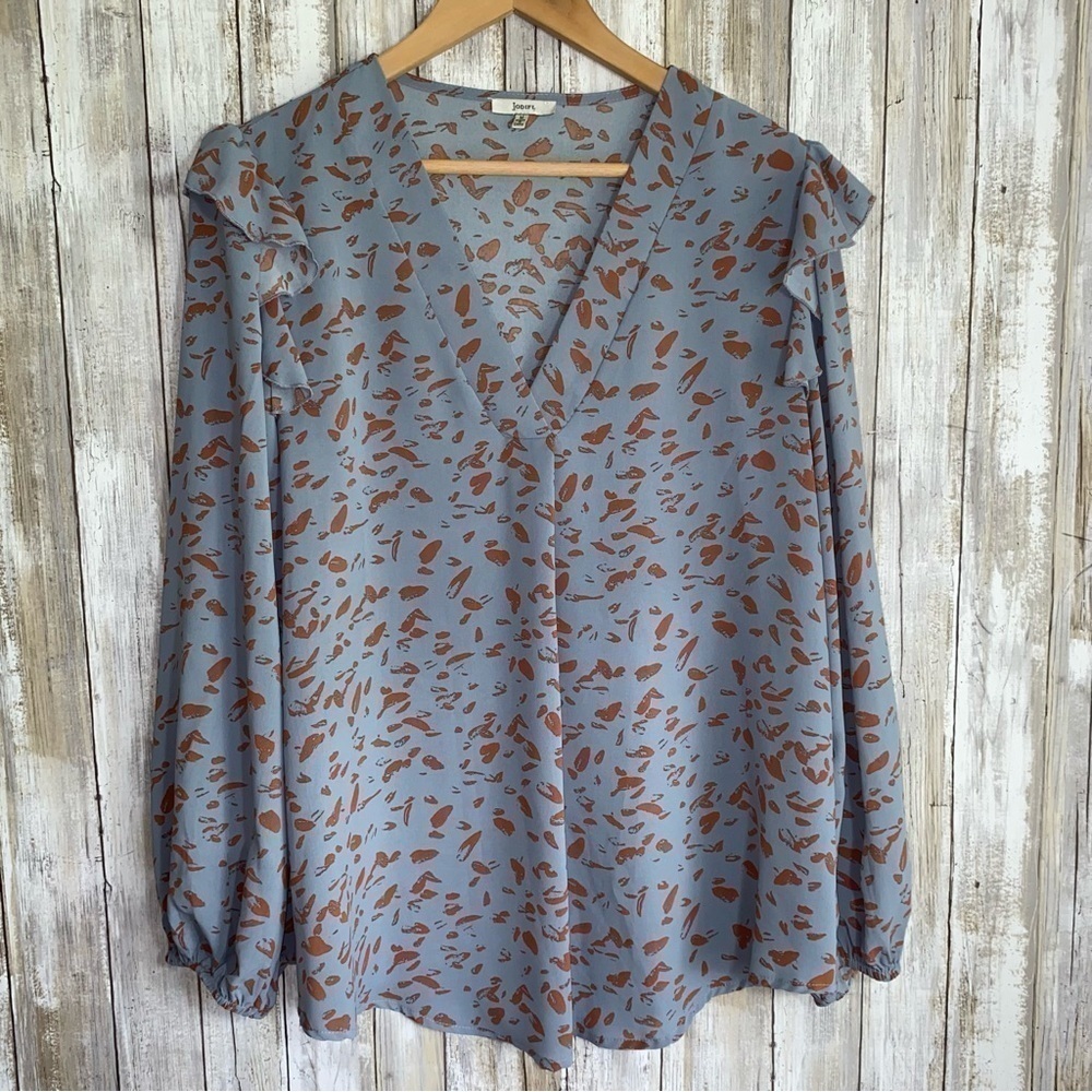 Jodifl Love In Tribeca Airy Blue Blouse - Picture 5 of 9